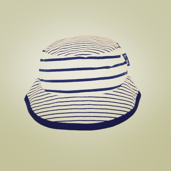 Le Top Other - NWT Le Top Navy & White Striped Nautical Sun Hat